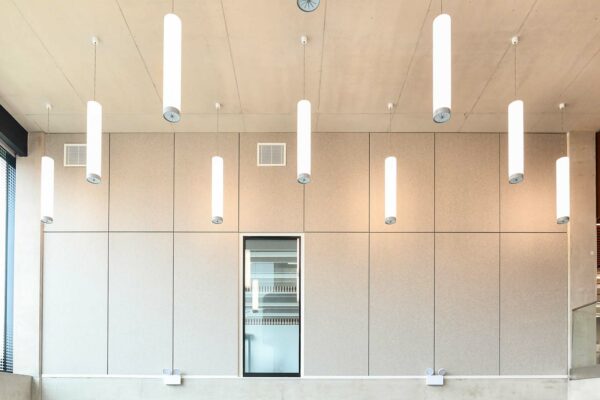 OWAconsult Selecta acoustic wall absorbers offering class A sound absorption