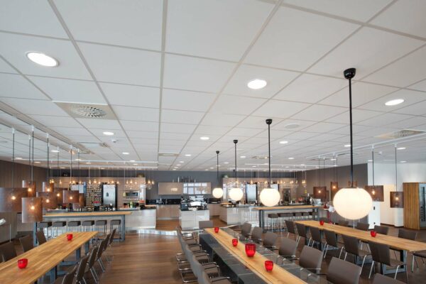 OWA S3 exposed demountable 24mm tee grid suspended ceiling system with hook fitting and lay-in tile