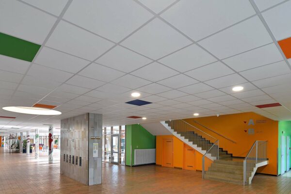 OWA S3 cliq exposed demountable 24mm tee grid suspended ceiling system with click fitting and lay-in tile