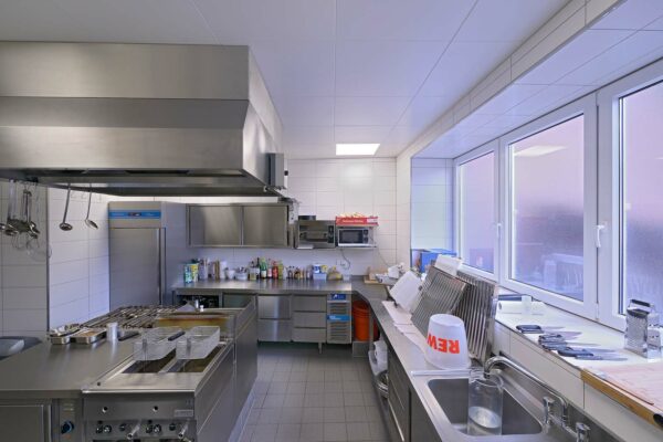 OWAtecta S22 clip-in metal L0 plain hygienic suspended ceiling tile for healthcare and kitchens